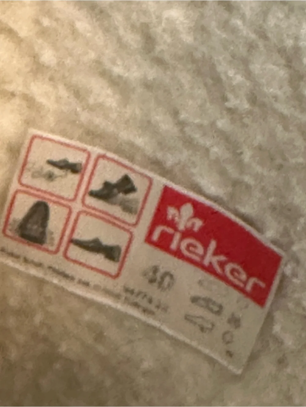 Rieker Womens Winter Snow Boots Brown Wool Mid-Calf 94774 ~ size 40
